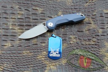 Нож складной FAT DRAGON- NIMO KNIVES Rum blue